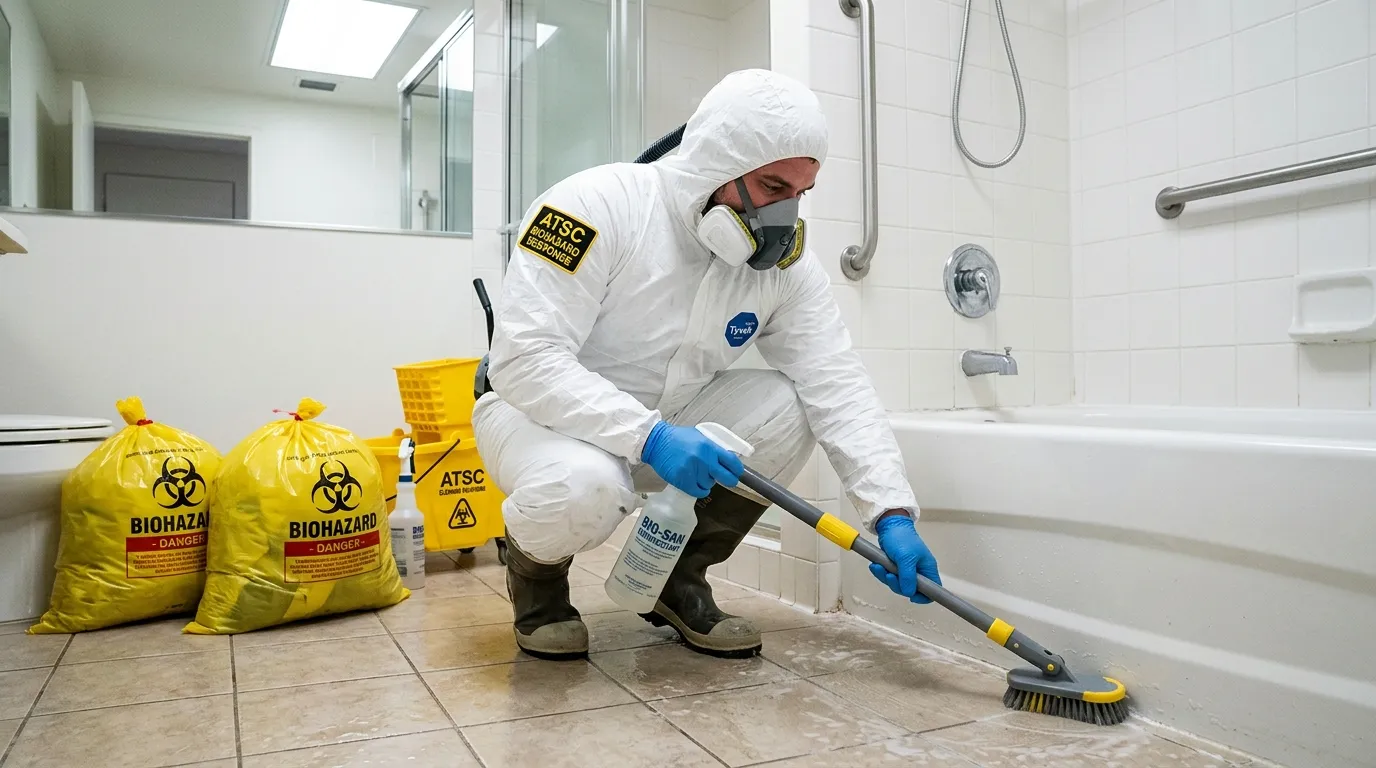 Decontamination equipment deployed for Blood Cleanup in Castro Valley